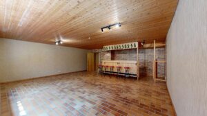 Hobbyraum mit Potenzial zur Wohnraum-Umwidmung