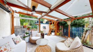 Gemütlicher Terrassenbereich